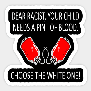 ANTI RACISM Sticker